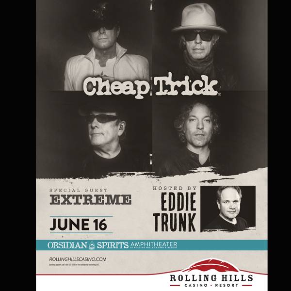 Enter to WIN Cheap Trick Tickets!